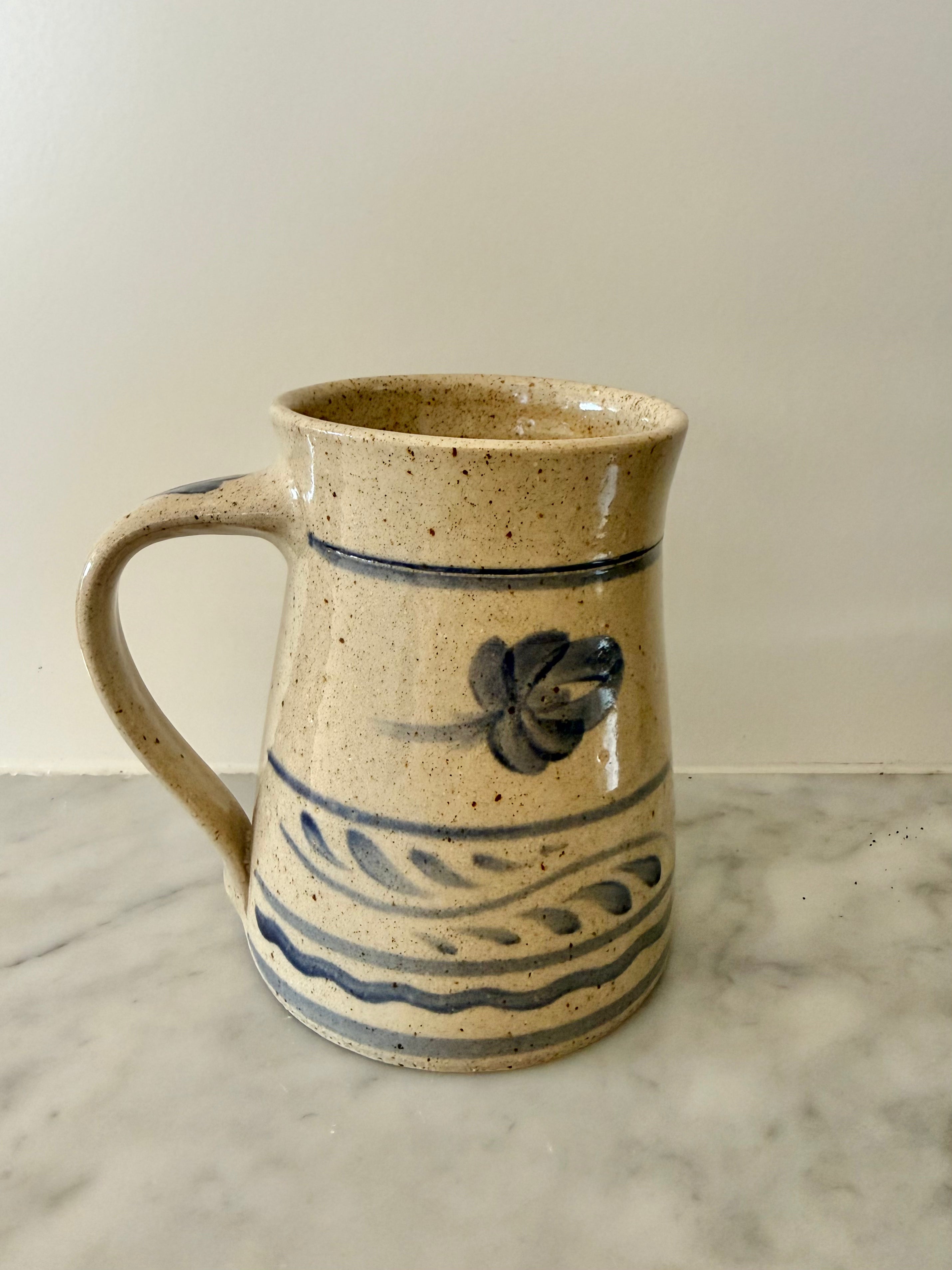 Vintage 1990 Strawtown Pottery Mug