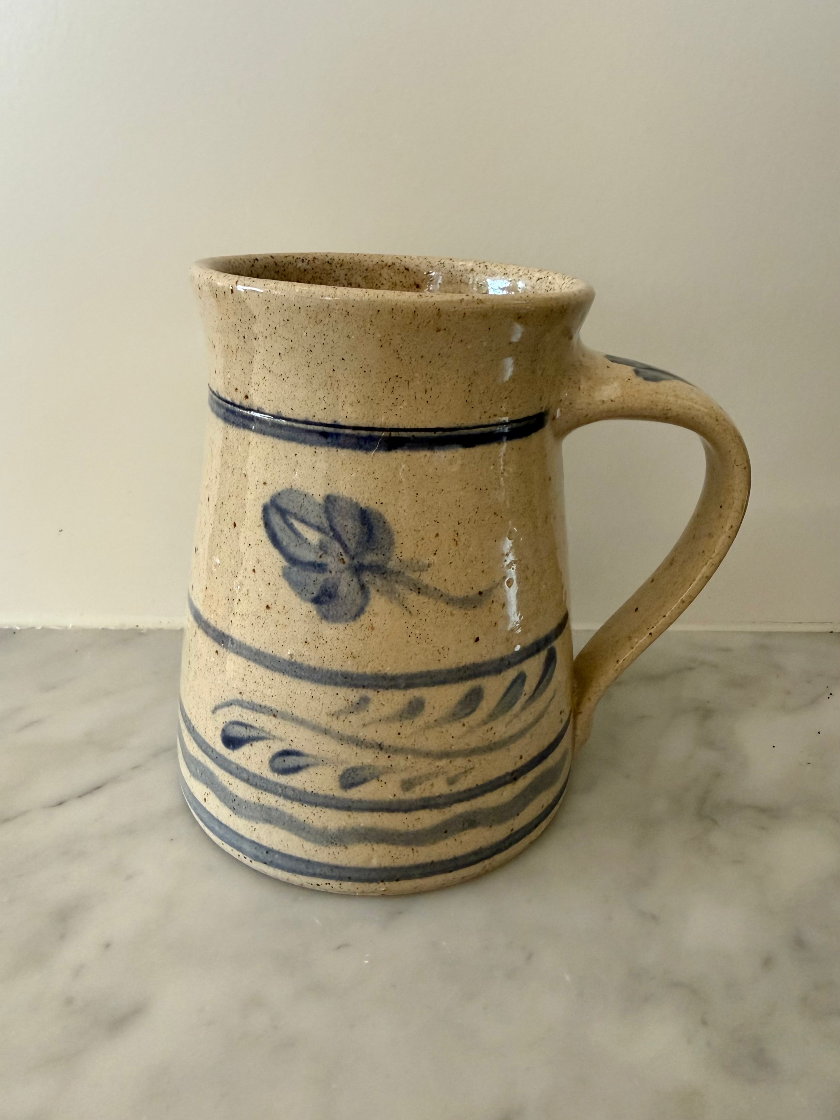Vintage 1990 Strawtown Pottery Mug