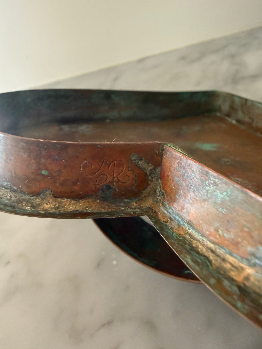 Vintage Michael Bonne Copper Heart Mold